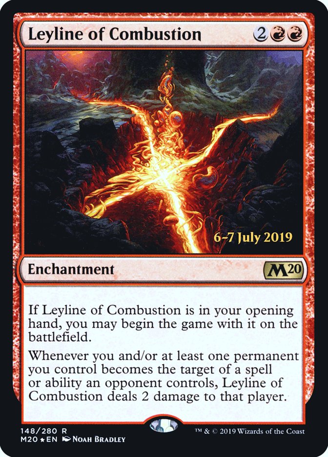 Leyline of Combustion [Core Set 2020 Prerelease Promos] | Total Play