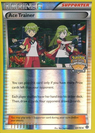 Ace Trainer (69/98) (Regional Championship Promo) [XY: Ancient Origins] | Total Play
