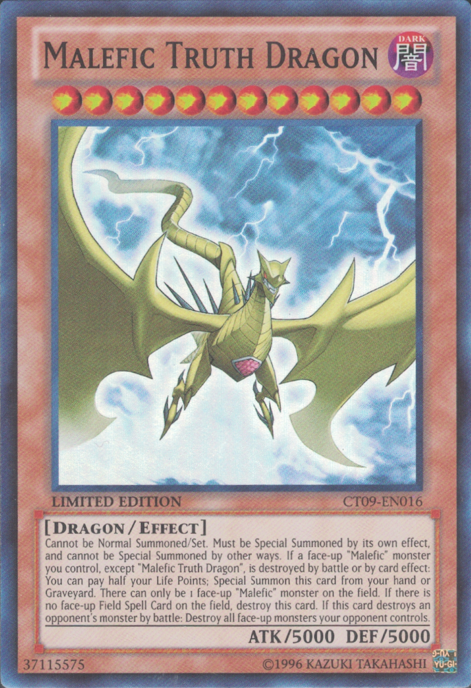 Malefic Truth Dragon [CT09-EN016] Super Rare | Total Play