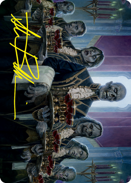 Dying to Serve Art Card (Gold-Stamped Signature) [Innistrad: Crimson Vow Art Series] | Total Play