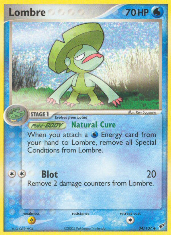 Lombre (34/107) [EX: Deoxys] | Total Play