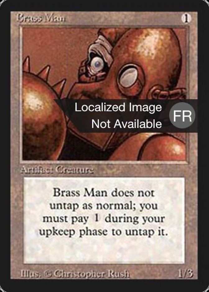 Brass Man [Foreign Black Border] | Total Play