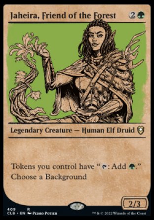 Jaheira, Friend of the Forest (Showcase) [Commander Legends: Battle for Baldur's Gate] | Total Play