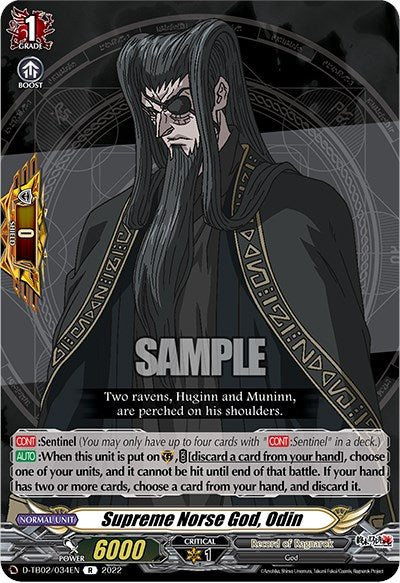 Supreme Norse God, Odin (D-TB02/034EN) [Record of Ragnarok] | Total Play