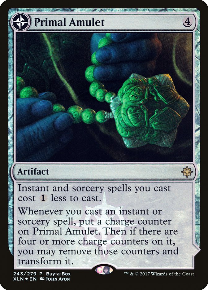 Primal Amulet // Primal Wellspring (Buy-A-Box) [Ixalan Treasure Chest] | Total Play