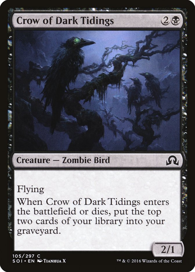 Crow of Dark Tidings [Shadows over Innistrad] | Total Play