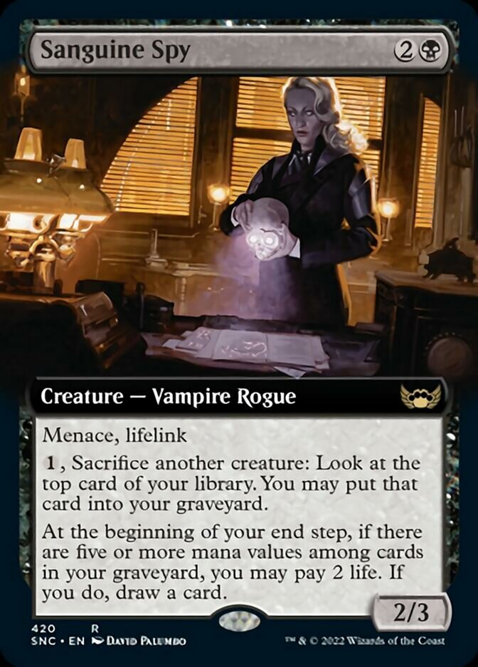 Sanguine Spy (Extended Art) [Streets of New Capenna] | Total Play