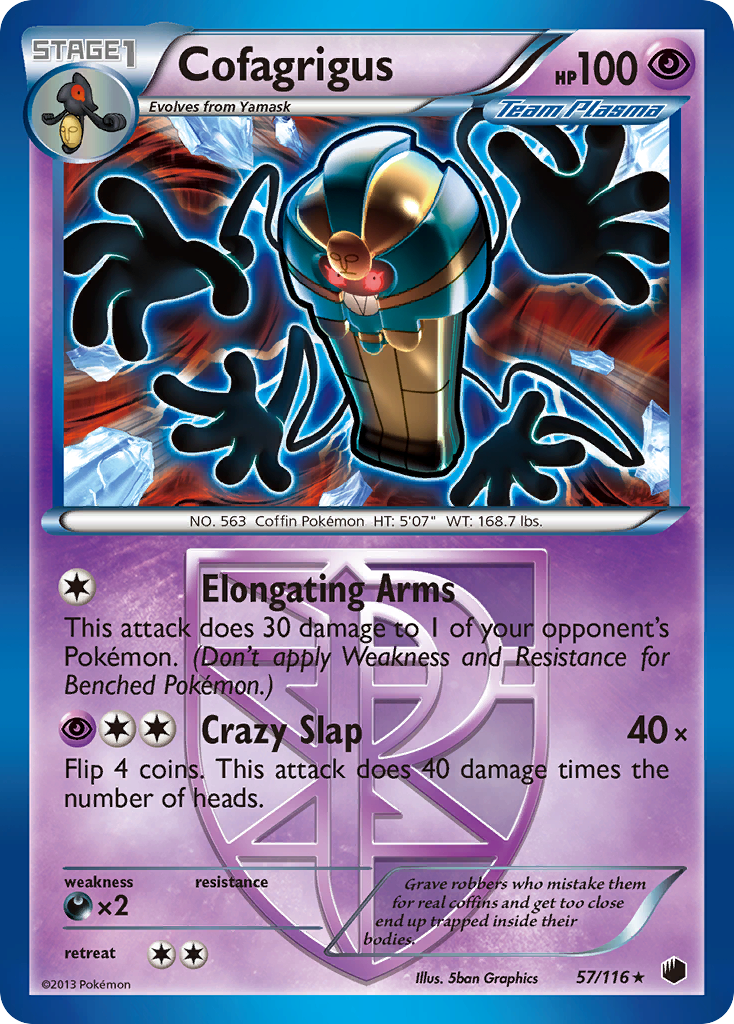 Cofagrigus (57/116) [Black & White: Plasma Freeze] | Total Play