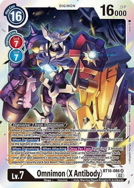 Omnimon (X Antibody) [BT10-086] [Revision Pack Cards] | Total Play