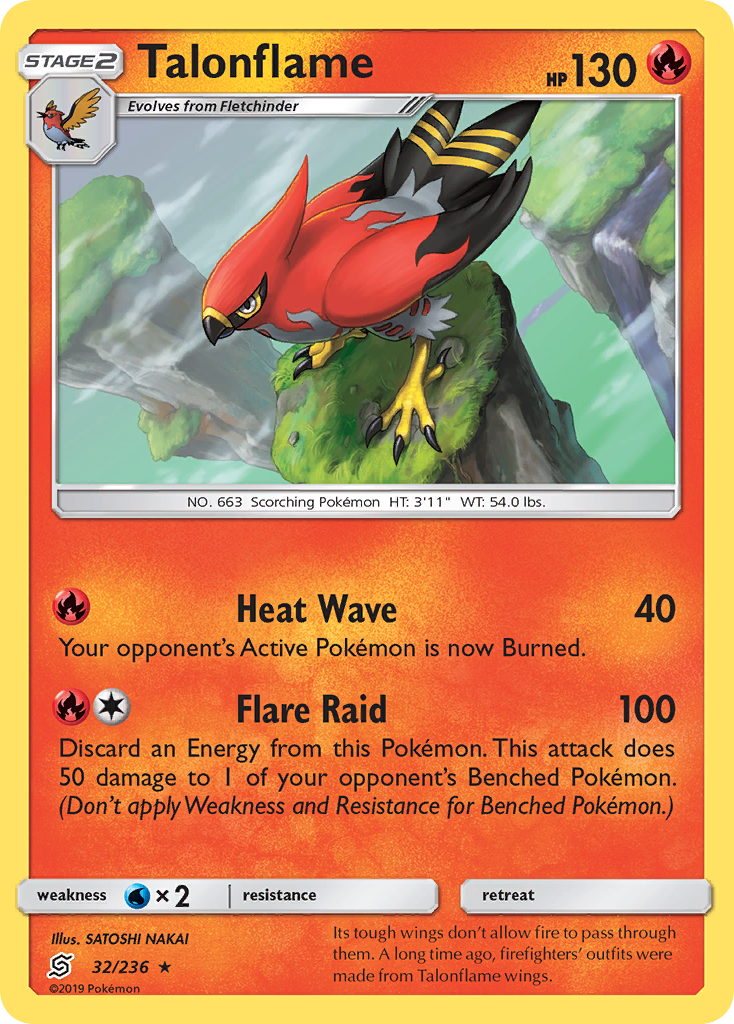 Talonflame (32/236) [Sun & Moon: Unified Minds] | Total Play