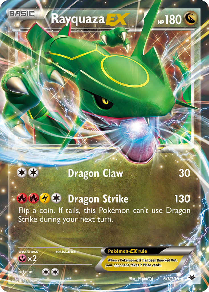 Rayquaza EX (60/108) [XY: Roaring Skies] | Total Play