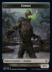 Bird (002) // Zombie Double-Sided Token [Dominaria United Tokens] | Total Play