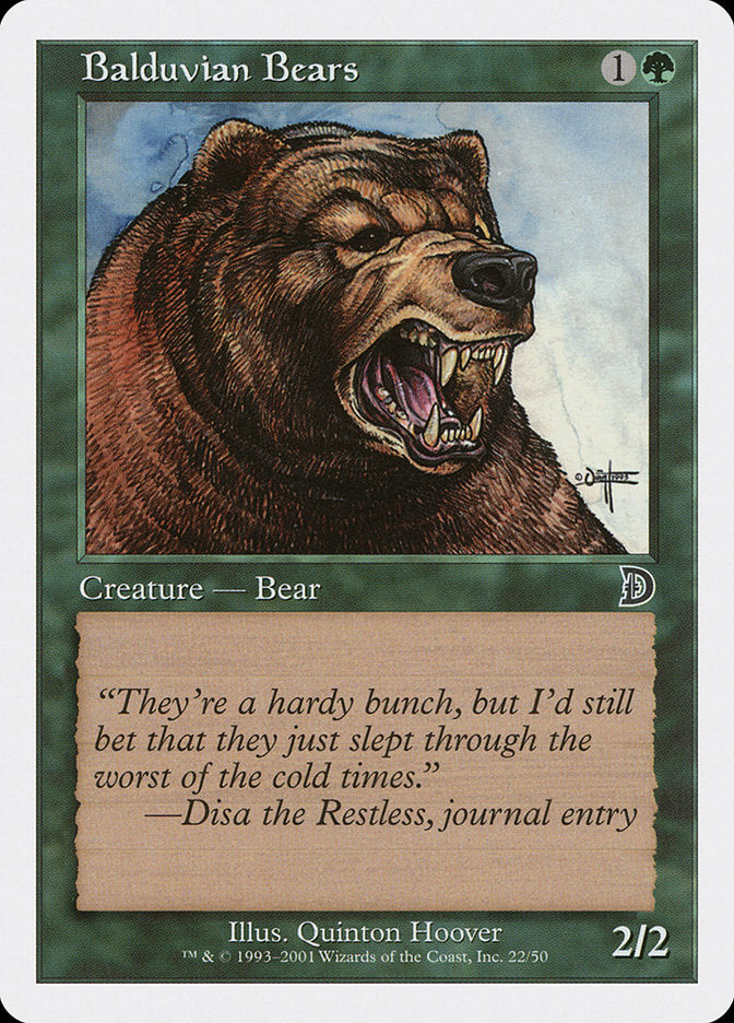 Balduvian Bears [Deckmasters] | Total Play