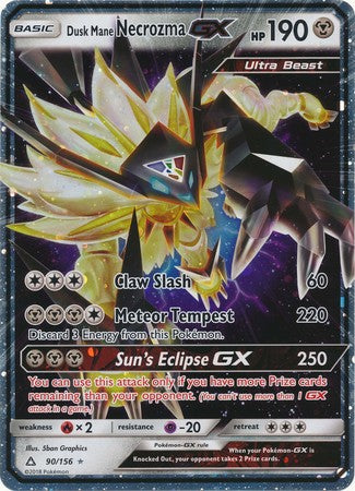 Dusk Mane Necrozma GX (90/156) (Jumbo Card) [Sun & Moon: Ultra Prism] | Total Play