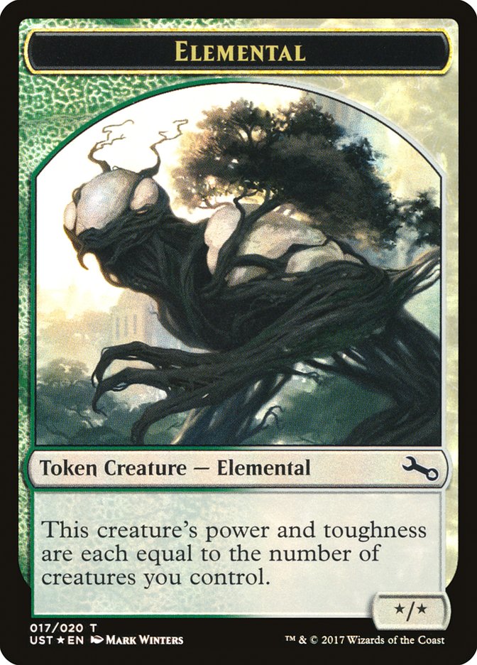 Elemental // Elemental Double-Sided Token (017/020) [Unstable Tokens] | Total Play