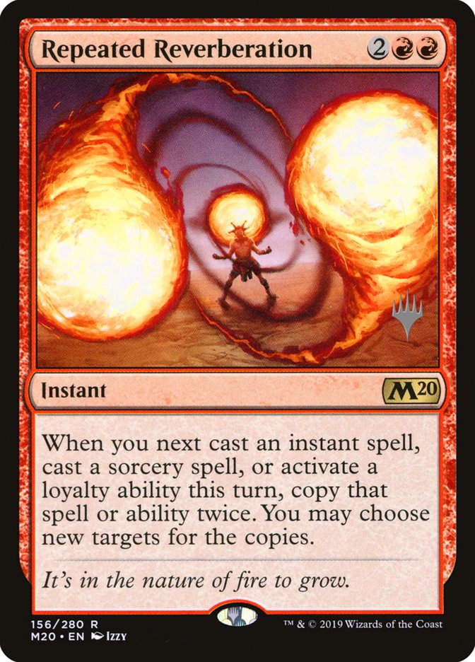 Repeated Reverberation (Promo Pack) [Core Set 2020 Promos] | Total Play