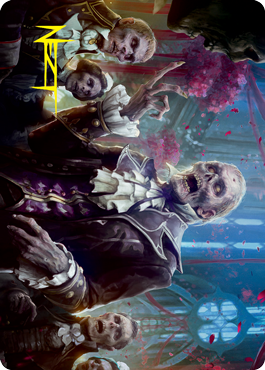 Undead Butler Art Card (Gold-Stamped Signature) [Innistrad: Crimson Vow Art Series] | Total Play