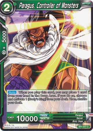 Paragus, Controller of Monsters (BT1-077) [Galactic Battle] | Total Play