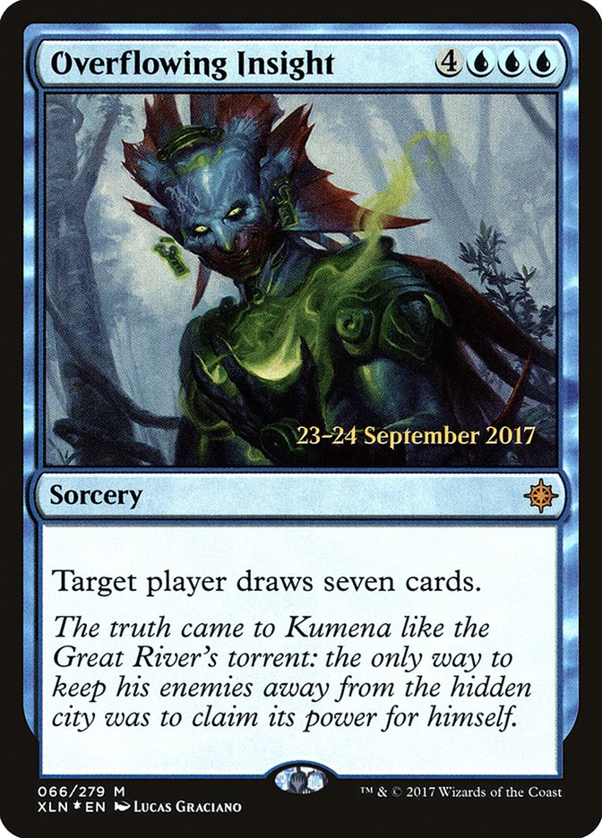 Overflowing Insight [Ixalan Prerelease Promos] | Total Play