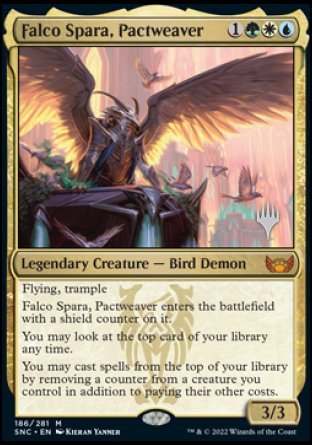 Falco Spara, Pactweaver (Promo Pack) [Streets of New Capenna Promos] | Total Play