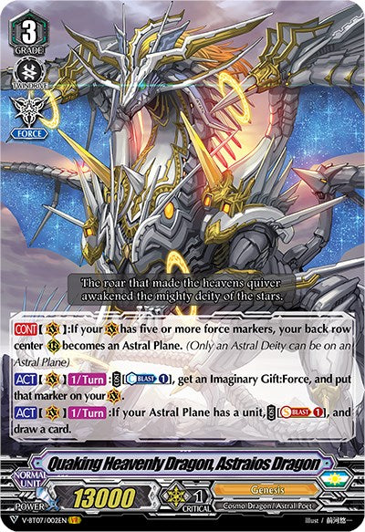 Quaking Heavenly Dragon, Astraios Dragon (V-BT07/002EN) [Infinideity Cradle] | Total Play