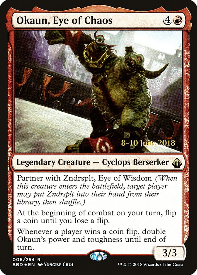 Okaun, Eye of Chaos [Battlebond Prerelease Promos] | Total Play