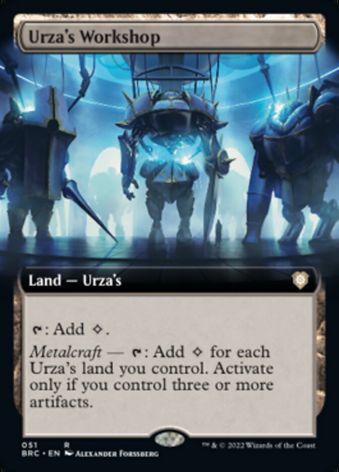 Urza's Workshop (Extended Art) [The Brothers' War Commander] | Total Play