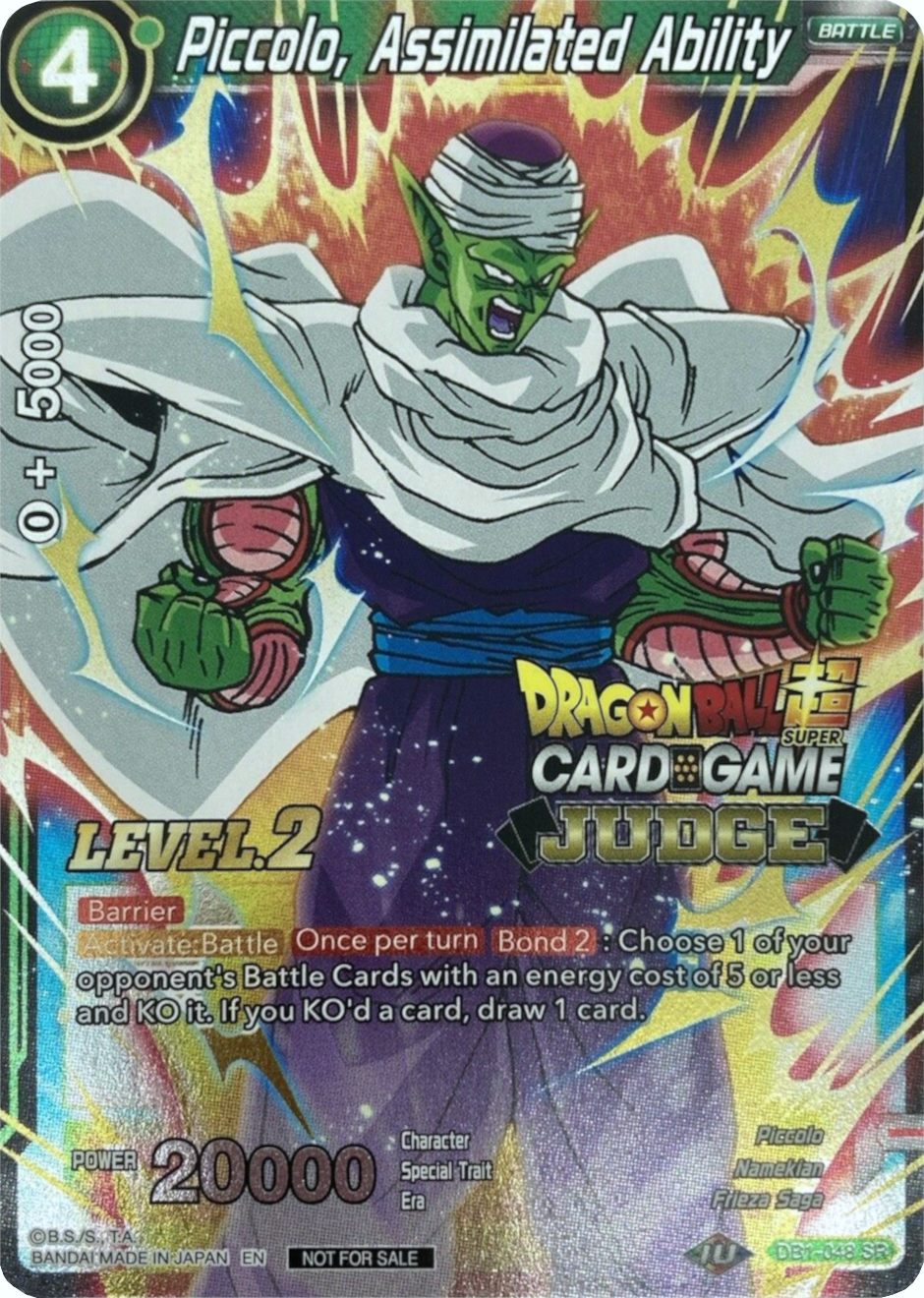 Piccolo, Assimilated Ability (Level 2) (DB1-048) [Judge Promotion Cards] | Total Play