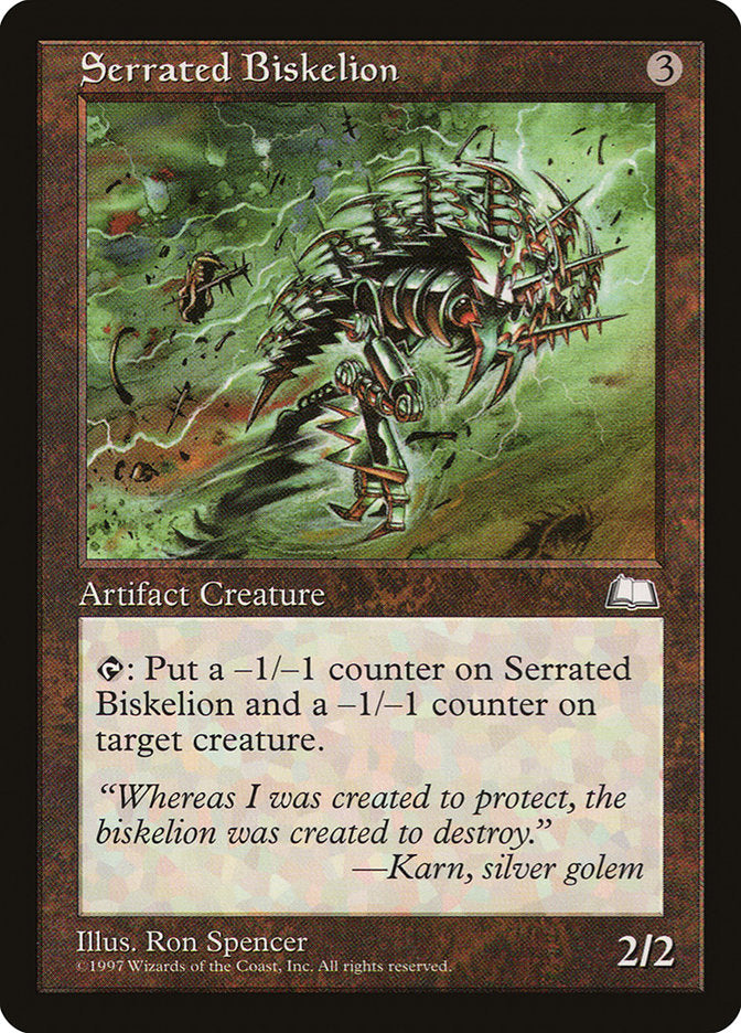 Serrated Biskelion [Weatherlight] | Total Play