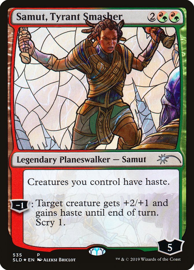 Samut, Tyrant Smasher (Stained Glass) [Secret Lair Drop Promos] | Total Play