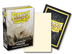 Dragon Shield: Japanese Size 60ct Sleeves - Valor (Dual Matte) | Total Play
