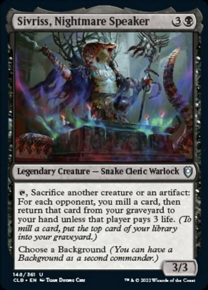 Sivriss, Nightmare Speaker [Commander Legends: Battle for Baldur's Gate] | Total Play