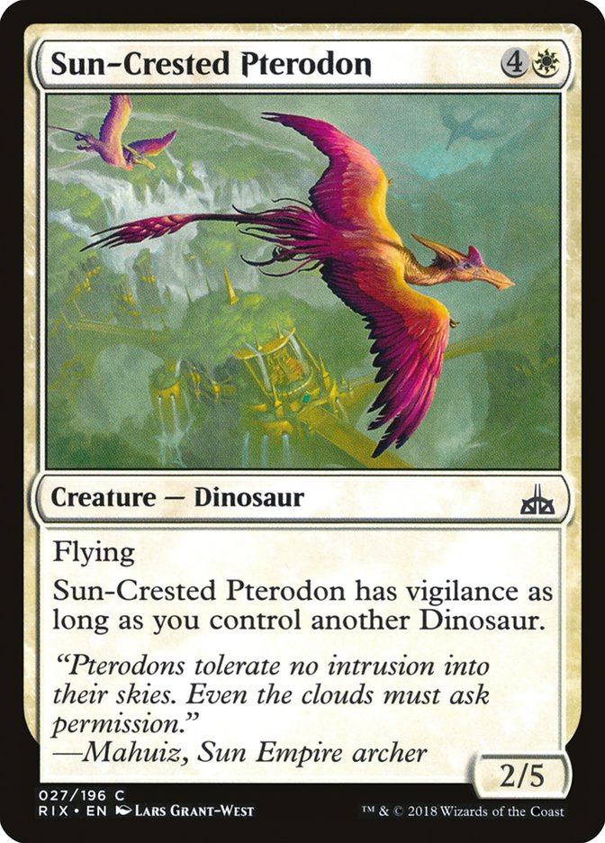 Sun-Crested Pterodon [Rivals of Ixalan] | Total Play