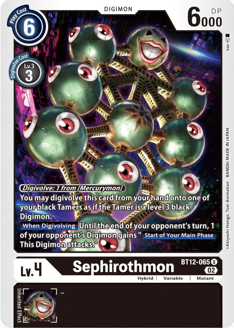 Sephirothmon [BT12-065] [Across Time] | Total Play
