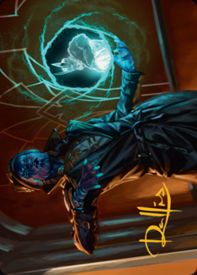 Kamiz, Obscura Oculus Art Card (Gold-Stamped Signature) [Streets of New Capenna Art Series] | Total Play