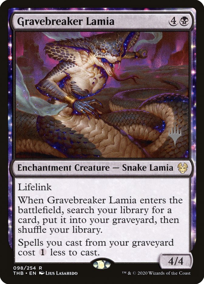 Gravebreaker Lamia (Promo Pack) [Theros Beyond Death Promos] | Total Play
