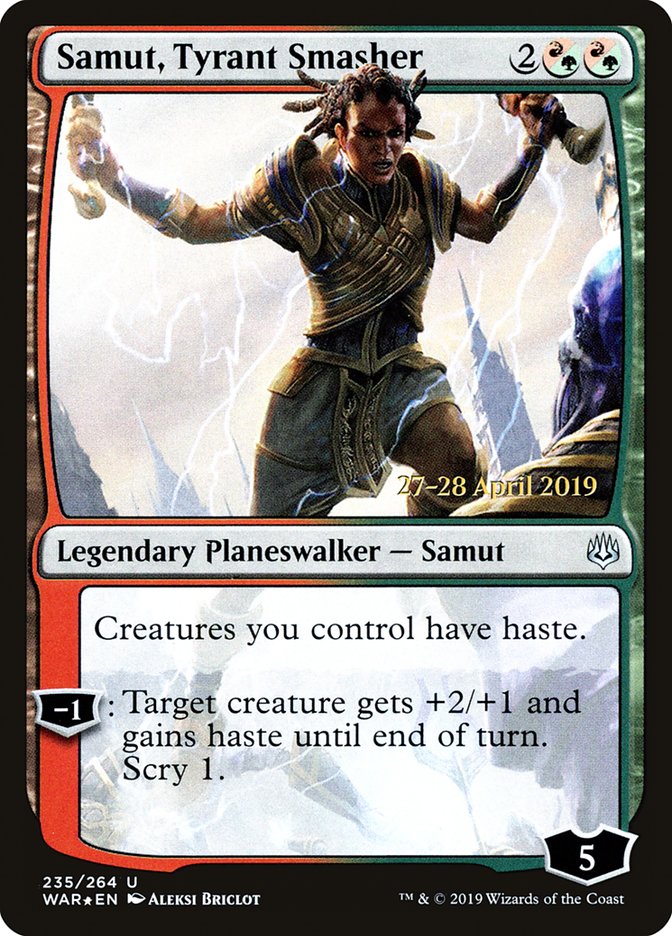 Samut, Tyrant Smasher [War of the Spark Prerelease Promos] | Total Play