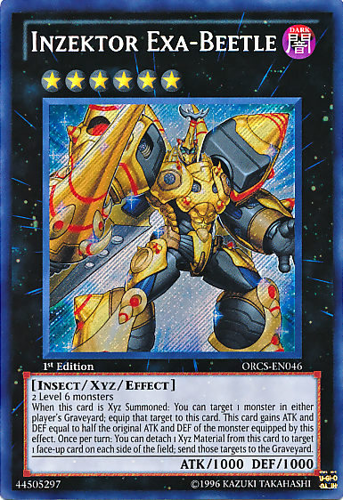 Inzektor Exa-Beetle [ORCS-EN046] Secret Rare | Total Play