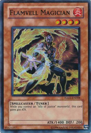 Flamvell Magician [HA01-EN008] Super Rare | Total Play