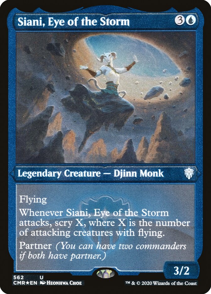 Siani, Eye of the Storm (Etched) [Commander Legends] | Total Play