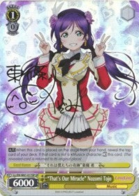 "That's Our Miracle" Nozomi Tojo (LL/EN-W01-017SP SP) [Love Live! DX] | Total Play