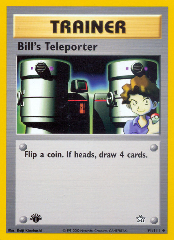 Bill's Teleporter (91/111) [Neo Genesis 1st Edition] | Total Play