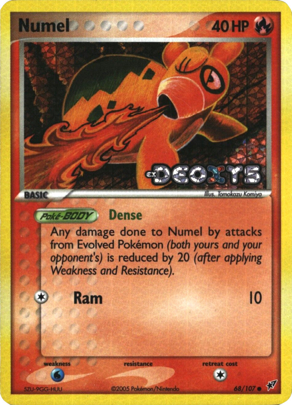 Numel (68/107) (Stamped) [EX: Deoxys] | Total Play