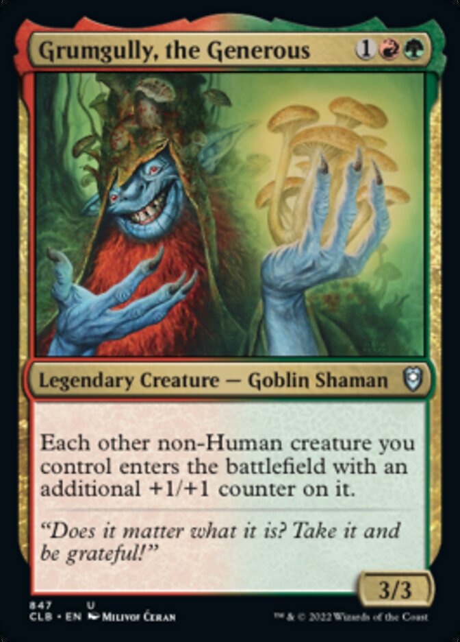 Grumgully, the Generous [Commander Legends: Battle for Baldur's Gate] | Total Play