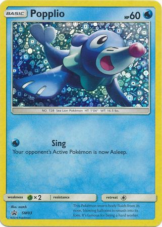 Popplio (SM03) (General Mills Promo) [Sun & Moon: Black Star Promos] | Total Play