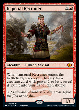 Imperial Recruiter (Foil Etched) [Modern Horizons 2] | Total Play