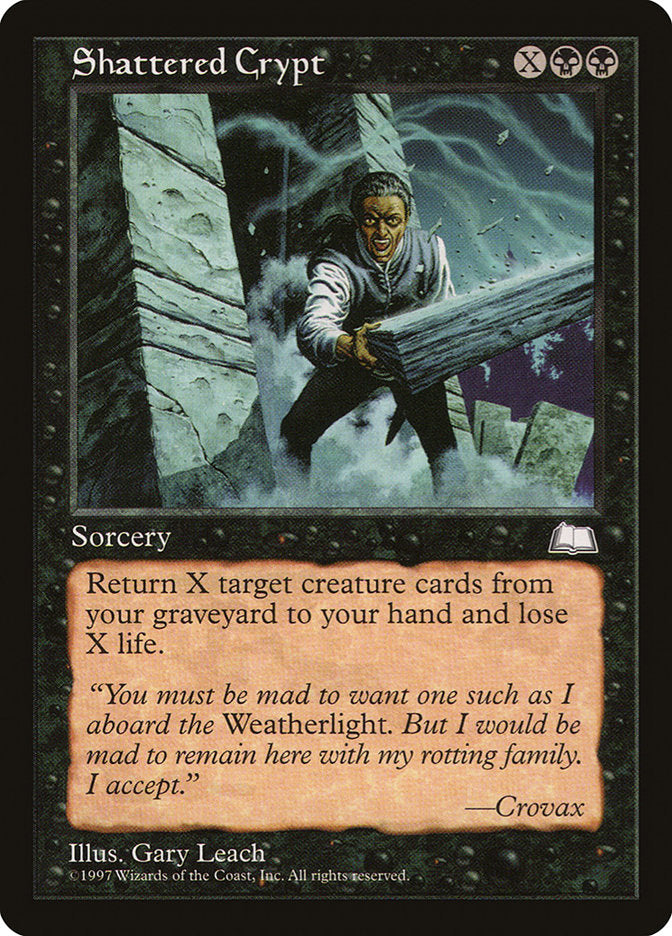 Shattered Crypt [Weatherlight] | Total Play