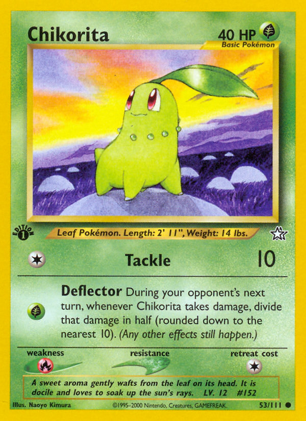 Chikorita (53/111) [Neo Genesis 1st Edition] | Total Play