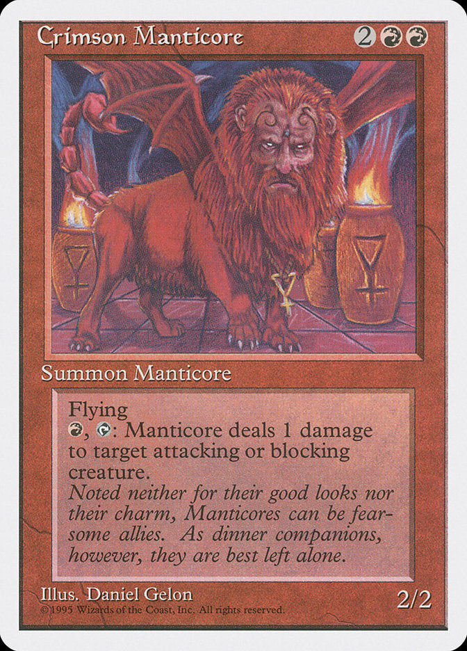 Crimson Manticore [Fourth Edition] | Total Play