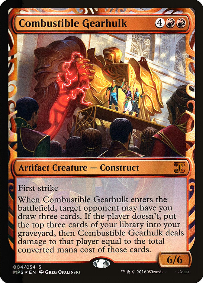 Combustible Gearhulk [Kaladesh Inventions] | Total Play